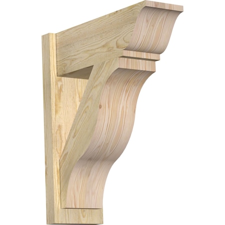 Ekena Millwork Funston Rough Sawn Traditional Outlooker, Douglas Fir, 8"W x 22"D x 26"H OUT08X22X26FST01RDF